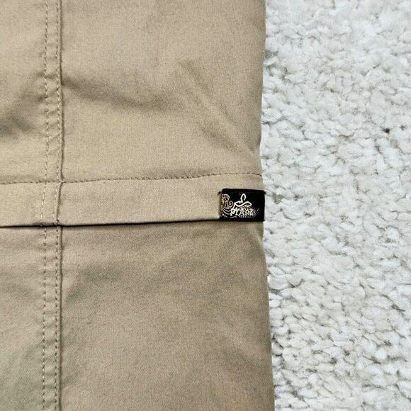 Prana Monarch Convertible Roll Up Leg Hiking Pants Tan 10 Short - Picture 10 of 15
